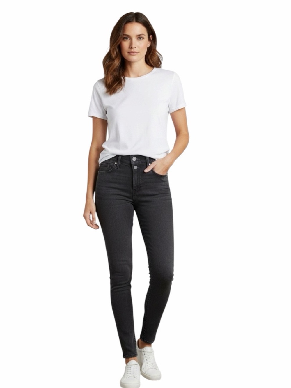 PAIGE Black Skinny Jeans Size 27